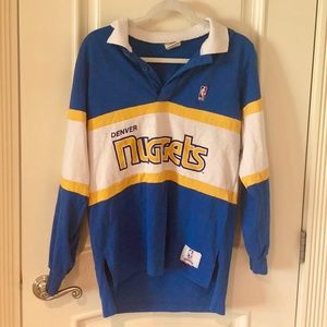 Vintage Eare Denver Nuggets Basketball Long Sleeve